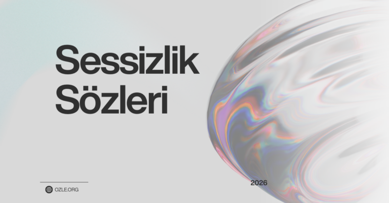 sessizlik sözleri