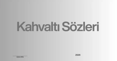 Kahvaltı sözleri