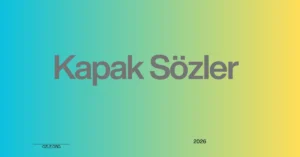 Kapak sözler