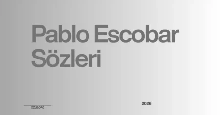 Pablo Escobar sözleri